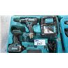 Image 2 : MAKITA CORDLESS TWO-TOOL 18V DRIVER-DRILL AND IMPACT DRIVER COMBO KIT WITH HARDSHELL CASE