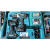 Image 2 : MAKITA CORDLESS TWO-TOOL 18V DRIVER-DRILL AND IMPACT DRIVER COMBO KIT WITH HARDSHELL CASE