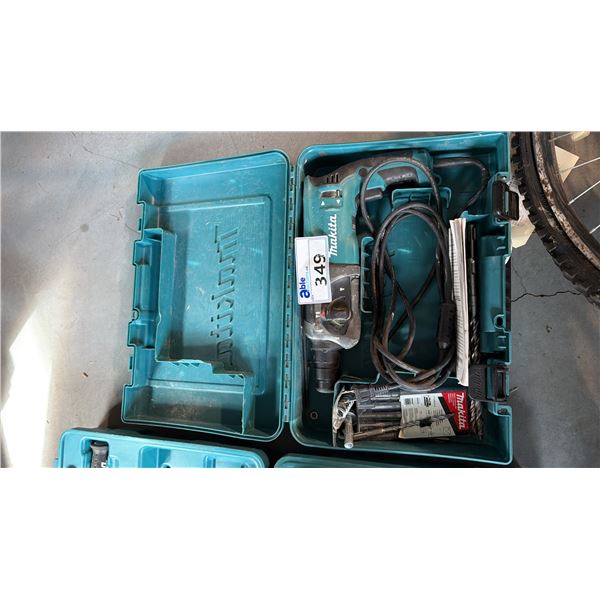 3-MODE VARIABLE SPEED 1-INCH CONCRETE MASONRY CHIPPING DRILL WITH 2 CARBIDE BITS AND CASE