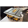 Image 1 : DEWALT COMPACT PORTABLE TABLE SAW MACHINERY WITH LOW-FRICTION TOP PLATE *NO ACCESSORIES