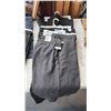 Image 1 : 3 PAIRS OF FORMAL BLACK/GREY STRAIGHT FIT PANTS