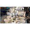 Image 1 : BAG OF ASSORTED SHOES WITH MIXED SIZES AND COLOURS
