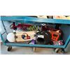 Image 1 : LONG BOARD & SKATE BOARD WITH OFF-ROAD STYLE HELMET, PORTABLE POWER BANK (NO COMPONENTS INSIDE)
