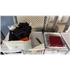 Image 2 : PLASTIC STORAGE CUBBIES WITH ASSORTED CONTENTS *MUST TAKE ALL*