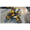 Image 1 : ASSORTED DEWALT POWER TOOLS WITH ASSORTED DEWALT BATTERIES
