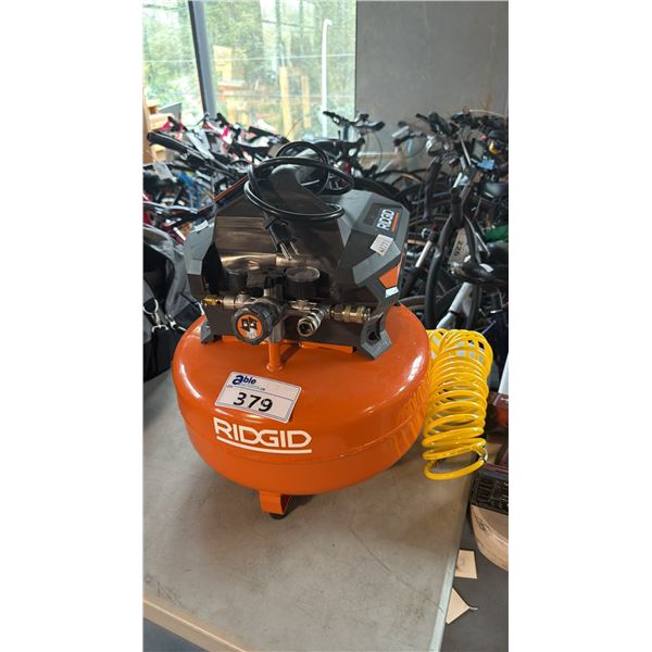 RIDGID 6 GALLON 150PSI ELECTRIC AIR COMPRESSOR