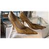 Image 1 : LADIES SNAKE PRINT PUMPS SIZE 38 (7.5)