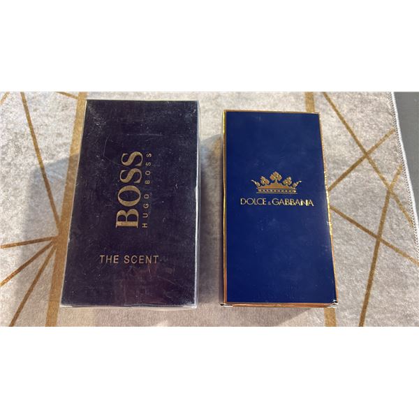 DOLCE & GABANNA "K" MENS COLOGNE & HUGO BOSS "THE SCENT" MENS COLOGNE