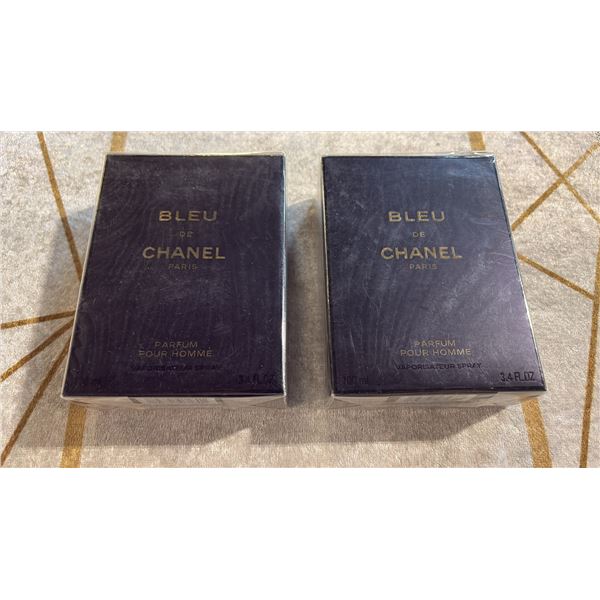 2 BLEU DE CHANEL MENS COLOGNE