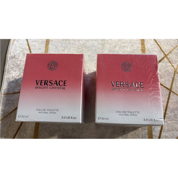 2 VERSACE BRIGHT CRYSTAL EAU DE TOILETTE