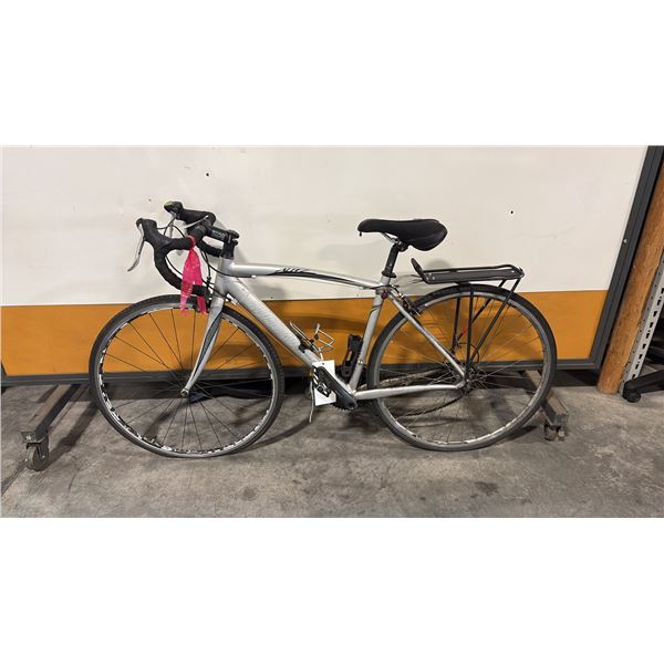 GREY ALLEZ TRIPLE 24-SPEED SHIMANO SORA TIAGRA 2300 FACT CARBON FORK DUAL-PIVOT BRAKES ROAD BICYCLE