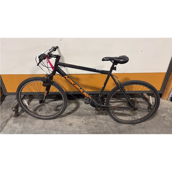 ECKO SIZE L 18-SPEED NAKAMURA STEEL SUSPENSION FORK SHIMANO REVOSHIFT LINEAR-PULL V-BRAKES TRAIL