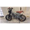 Image 1 : DARK METALLIC X50 MOPED E-BIKE 750W 48V REAR HUB MOTOR SOLID MAG WHEELS MECHANICAL DISC BRAKES FAT