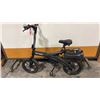 Image 1 : BLACK HAZE FOLDING E-BIKE 350W 48V REAR HUB MOTOR SOLID MAG WHEELS MECHANICAL DISC BRAKES COMPACT