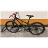 Image 1 : ACE LTD 6061 BUTTED ALUMINUM BLACK/ORANGE FRONT SUSPENSION HYDRAULIC DISC BRAKES YOUTH TRAIL BIKE