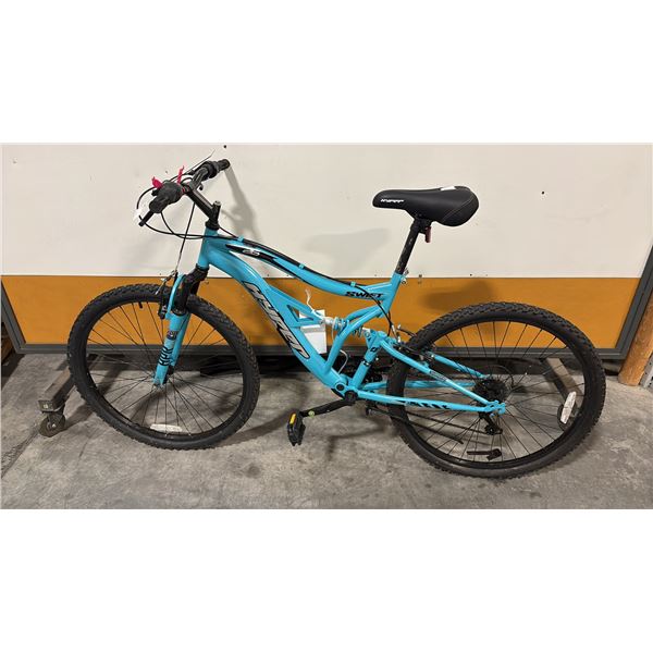 TEAL SWIFT HYPER SERIES 18-SPEED INDEX DRIVETRAIN FRONT-SUSPENSION MOUNTAIN BICYCLE