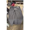 Image 1 : GREY MULTI-TONAL VERTICAL RIBBED STRETCH KNIT TAILORED WIDE-LEG APPAREL L/G S/P AND XT/TG