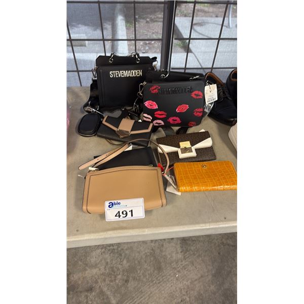 ASSORTED FASHION SHOULDER BAGS CROSSBODY CARRIERS AND MULTI-LAYOUT PERSONAL WALLETS