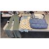 Image 1 : ASSORTED SEASONAL CASUAL GARMENTS AND QUILTED PATTERN TOTE CARRIER BAGS