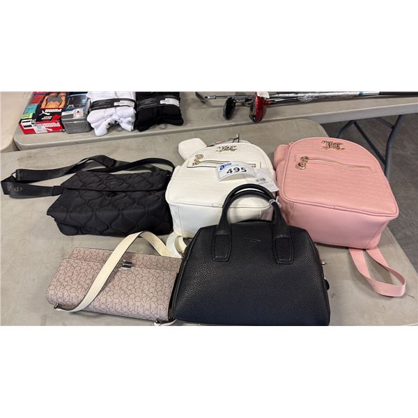 ASSORTED MONOGRAM MINI BACKPACKS AND STRUCTURED MULTI-LAYOUT SHOULDER CARRIER BAGS