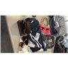 Image 1 : AVIATOR SUNGLASSES MONOGRAM BUTTON DOWN SHIRT STRIPED TRACK PANTS CHAIN BELT EARRING STUDS