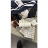 Image 2 : AVIATOR SUNGLASSES MONOGRAM BUTTON DOWN SHIRT STRIPED TRACK PANTS CHAIN BELT EARRING STUDS