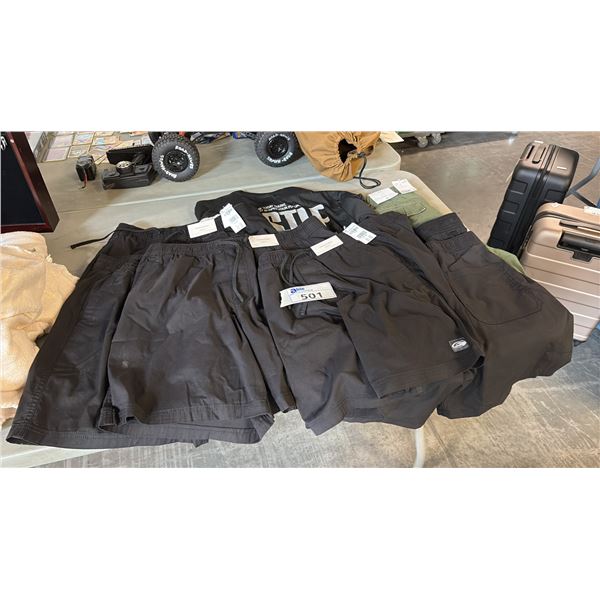 ASSORTED CASUAL TEXTILE SHORTS AND GRAPHIC MOTIF CASUAL SPORTSWEAR