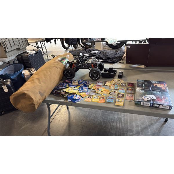 ASSORTED TABLETOP ESCAPE ROOM BOARD GAMES TRADING CARD COLLECTIONS AND OFF-ROAD RC CAR