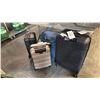 Image 1 : ASSORTED HARD-SHELL MULTI-DIRECTIONAL SPINNER LUGGAGE SUITES AND FLEXIBLE FABRIC STORAGE BIN
