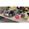 Image 1 : 1 GALLON FINISH TRIM COMPRESSOR ONE+ 18V CORDLESS ANGLE GRINDER 7 POLYCRYSTALLINE SAW BLADE AND MORE