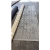 Image 1 : SOFT GREY FABLES COLLECTION FB46 TRELLA HIGH-LOW PATTERNED AREA RUG 7'6" X 9'6" FEET