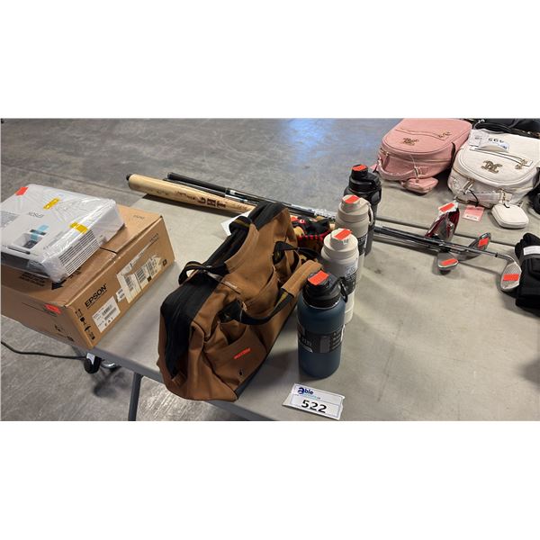 THRIVE INSULATED BOTTLES, DIABLO EDGE IRON VR_S COVERT DRIVER LEGACY TOOL TOTE RAWLINGS GLOVE