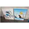 Image 9 : MIXED LOT OF ORIGINAL STRETCHED CANVAS ARTWORK / PAINTINGS INCLUDES ARTWORK FROM VANCOUVER ARTIST