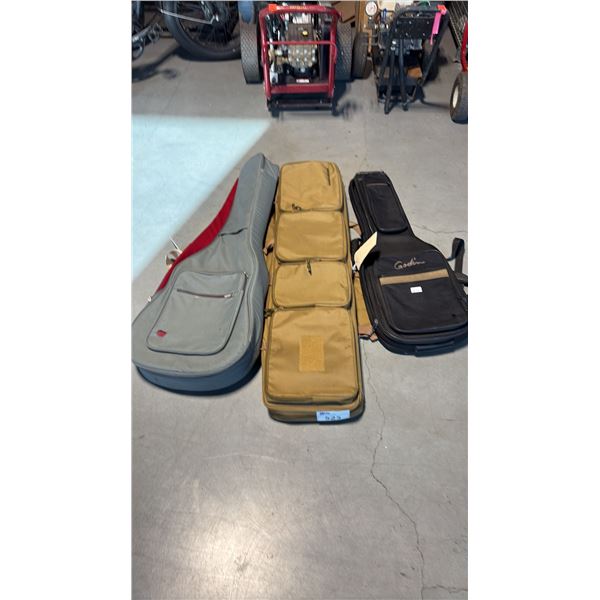 PREMIUM GUITAR GIG BAGS / SOFT CASES LOT OF 3