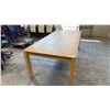Image 1 : NATURAL OAK 8' X 3' FT BOARDROOM TABLE