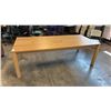 Image 2 : NATURAL OAK 8' X 3' FT BOARDROOM TABLE
