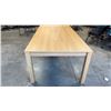 Image 3 : NATURAL OAK 8' X 3' FT BOARDROOM TABLE