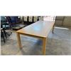 Image 4 : NATURAL OAK 8' X 3' FT BOARDROOM TABLE