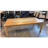 Image 5 : NATURAL OAK 8' X 3' FT BOARDROOM TABLE