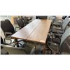 Image 1 : TRADITIONAL OAK 8' X 3' FT BOARDROOM TABLE
