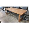 Image 2 : TRADITIONAL OAK 8' X 3' FT BOARDROOM TABLE