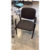 Image 1 : BLACK LOOP ARM CLIENT CHAIR