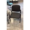 Image 2 : BLACK LOOP ARM CLIENT CHAIR