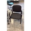 Image 1 : BLACK LOOP ARM CLIENT CHAIR