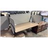 Image 2 : ASH WOOD STEELCASE MOTORIZED HEIGHT-ADJUSTABLE DESK 60"X30" IN W/ PRIVACY PANEL
