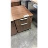 Image 1 : DARK OAK FINISH MOBILE PEDESTAL
