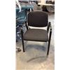 Image 1 : BLACK LOOP ARM CLIENT CHAIR