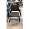 Image 1 : BLACK LOOP ARM CLIENT CHAIR