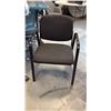 Image 1 : BLACK LOOP ARM CLIENT CHAIR