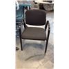 Image 1 : BLACK LOOP ARM CLIENT CHAIR